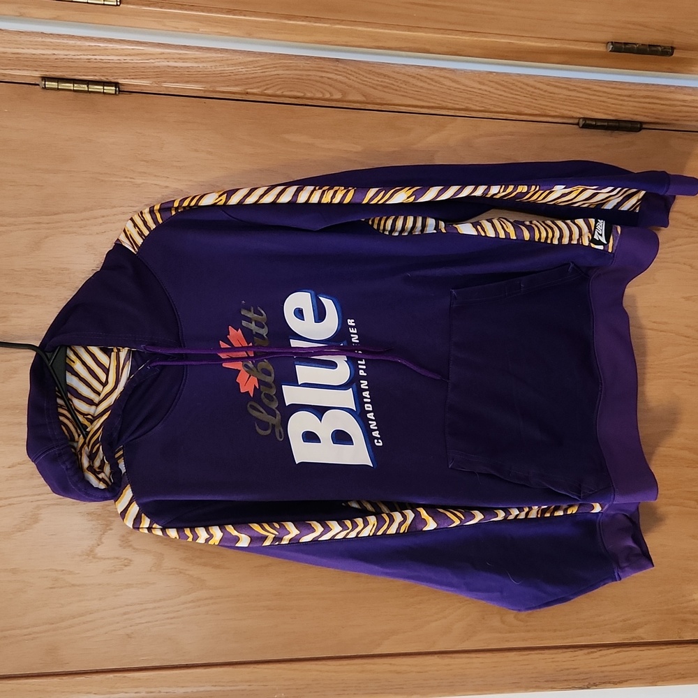 Labatt Blue Vikings Zubaz sweatshirt